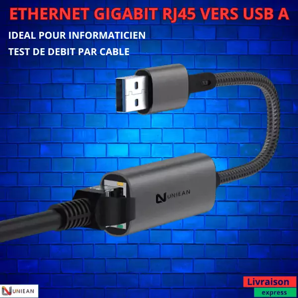 Rj45 Gigabit Adaptateur USB A