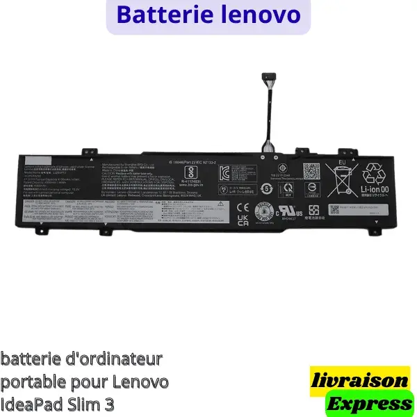 Batterie Lenovo IdeaPad Slim 3 – Modèle L22B3PF2